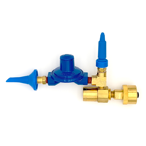 Dual Auto Gauge Inflator Flex Tilt Valve 