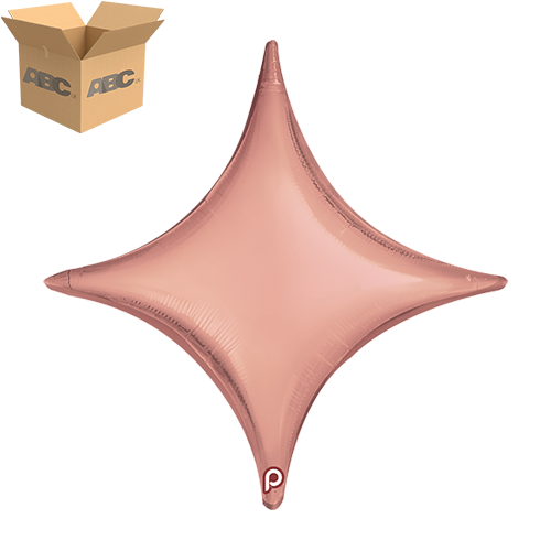 18” Rose Gold Star Point (Case of 50)