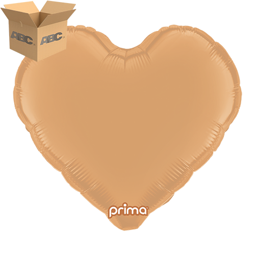 18” Caramel Heart (Case of 50)