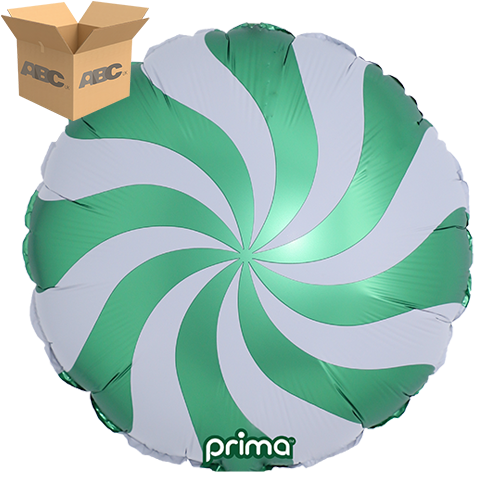 18” Green Candy Swirl (Case of 50)