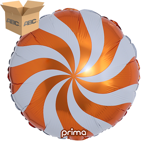 18” Orange Candy Swirl (Case of 50)