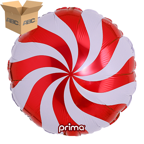 18” Red Candy Swirl (Case of 50)