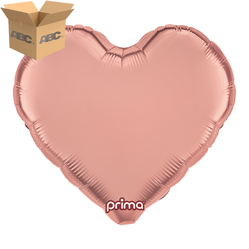 18” Rose Gold Heart (Case of 50)