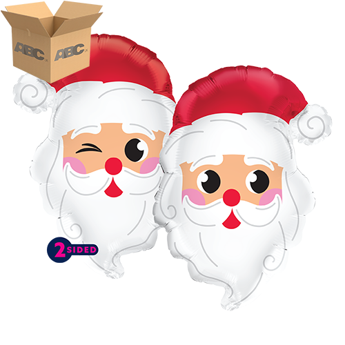 22" Light Skin Santa Head Special Shape (Case of 50)