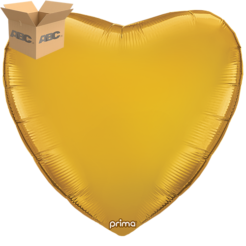 32” Gold Heart (Case of 50)