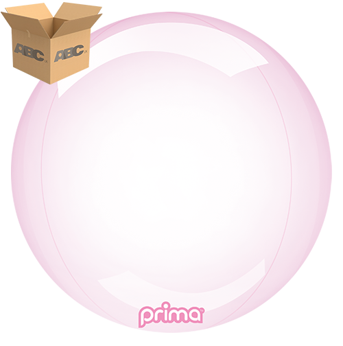 18" Pink Glass Sphere (Case of 50)