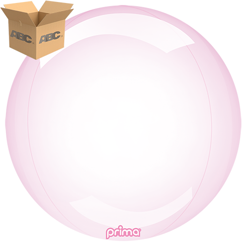 20" Pink Glass Sphere (Case of 50)