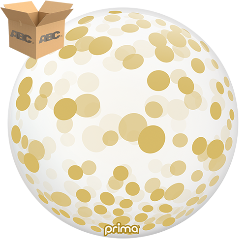 20” Gold Confetti Sphere (Case of 50)