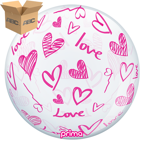 20” Graffiti Love Sphere (Case of 50)