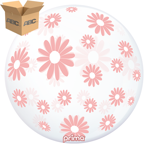 20” Light Pink Daisies Sphere (Case of 50)