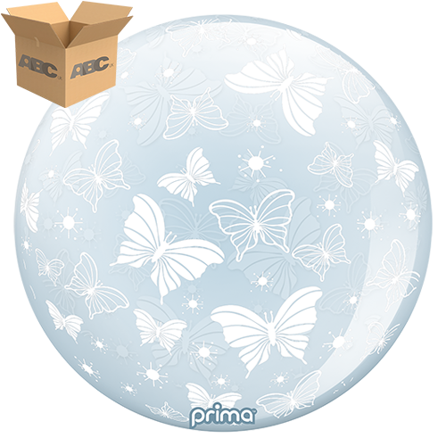 20” White Butterflies Sphere (Case of 50)