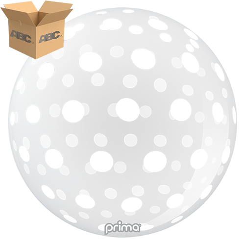 20” White Dots Sphere (Case of 50)