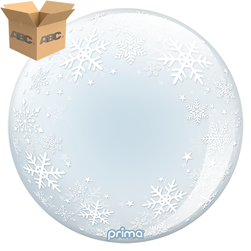 20” White Snowflakes Sphere (Case of 50)