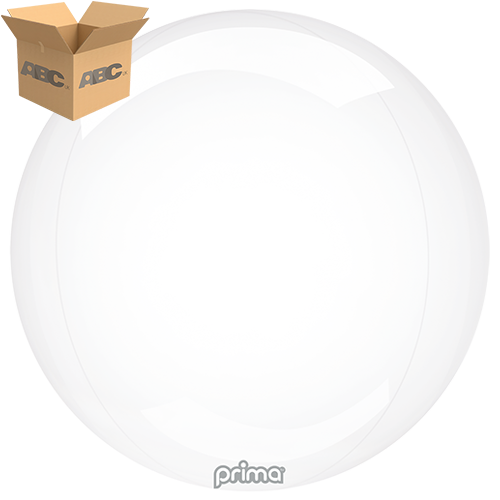 24" Clear Glass Sphere (Case of 50)