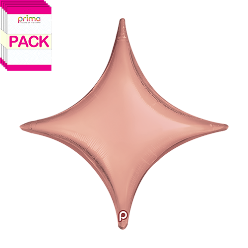 18” Rose Gold Star Point (Pack of 5)