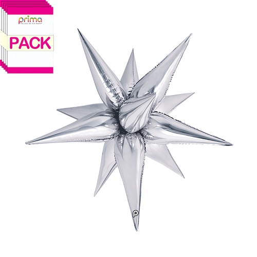 26” Silver Starburst (Pack of 5)