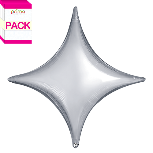 30” Silver Star Point (Pack of 5)