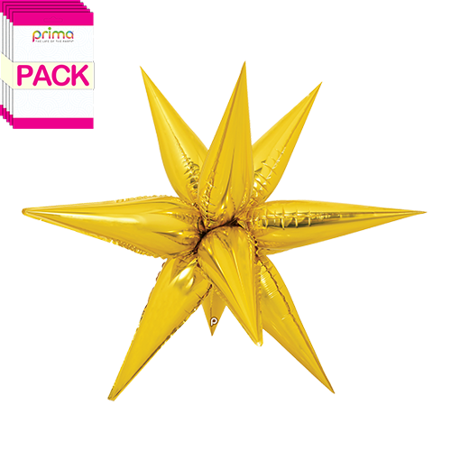 40” Gold Starburst (Pack of 5)