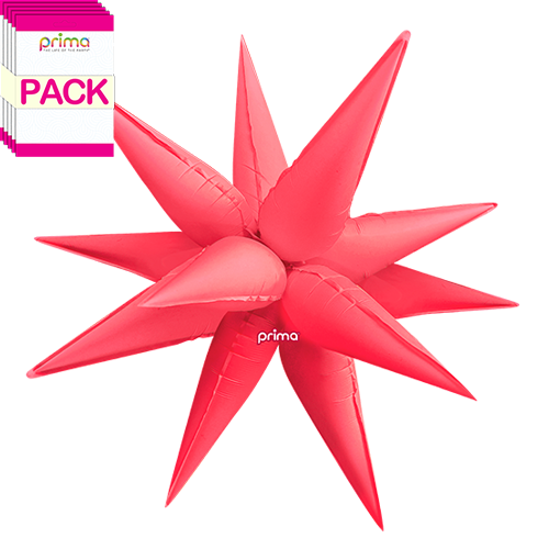 Electric Coral 40" Starburst (Pack of 10)