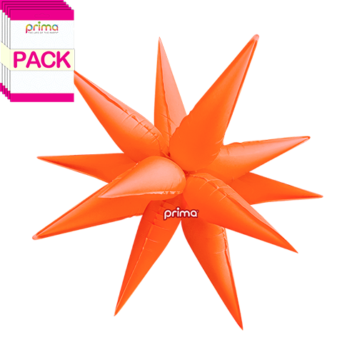 Electric Orange 26" Starburst (Pack of 10)