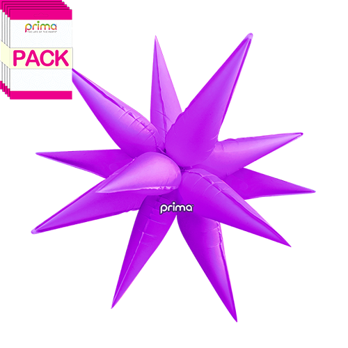 Electric Purple 26" Starburst (Pack of 10)