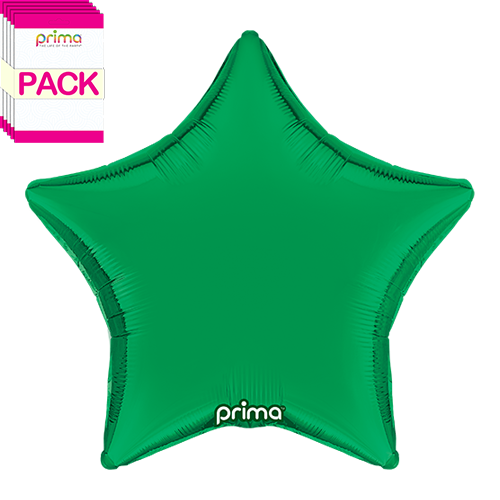 18” Green Star (Pack of 5)