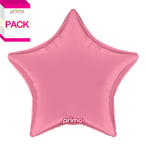 18” Light Pink Star (Pack of 5)