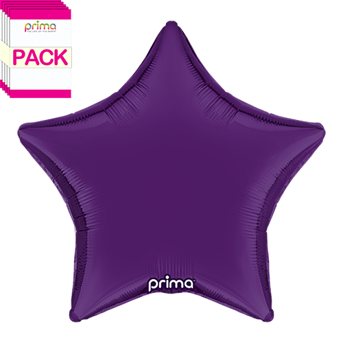 18” Purple Star (Pack of 5)