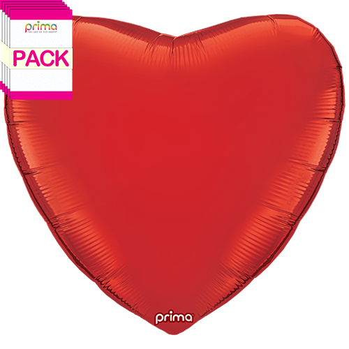 32” Red Heart (Pack of 5)