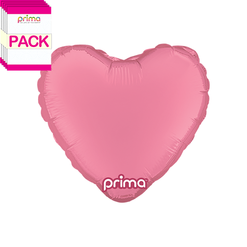 9” Light Pink Heart (Pack of 5)