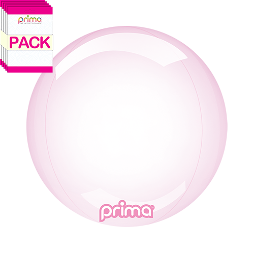 10" Pink Glass Sphere (Pack of 10)