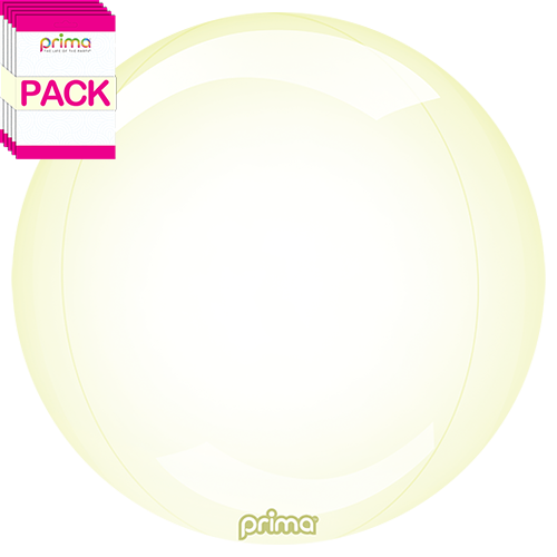 20" Yellow Glass Sphere (Pack of 10)