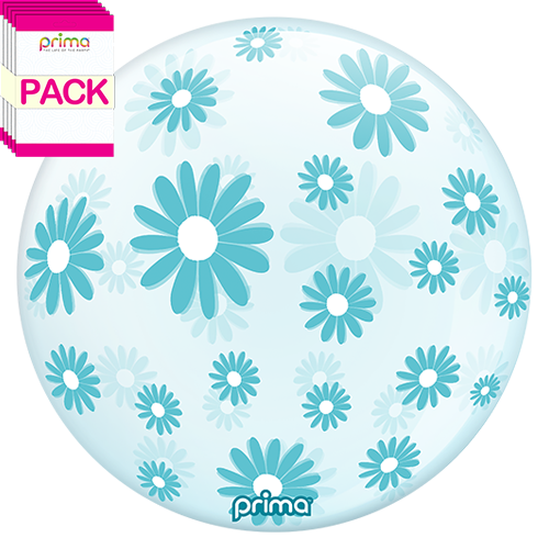 20” Blue Daisies Sphere (Pack of 10)