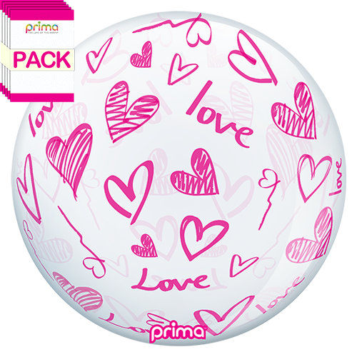 20” Graffiti Love Sphere (Pack of 10)