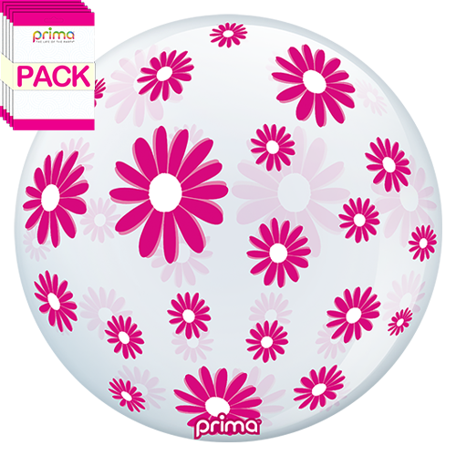 20” Hot Pink Daisies Sphere (Pack of 10)