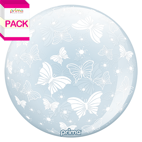 20” White Butterflies Sphere (Pack of 10)