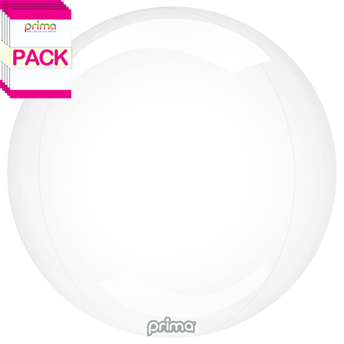 24" Clear Glass Sphere (Pack of 10)