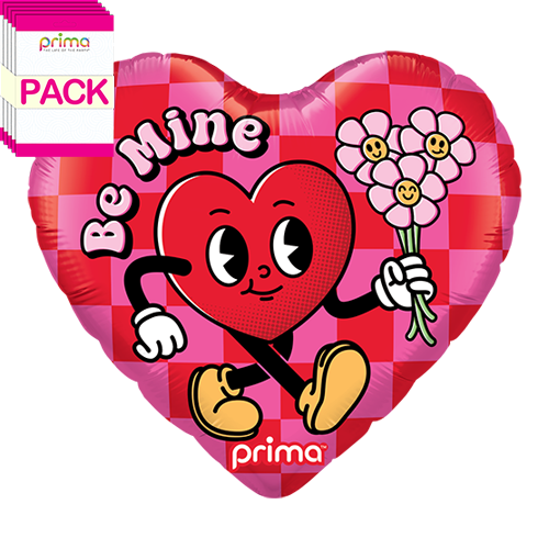 18" Heart Be Mine Valentine Buddy (Pack of 5)