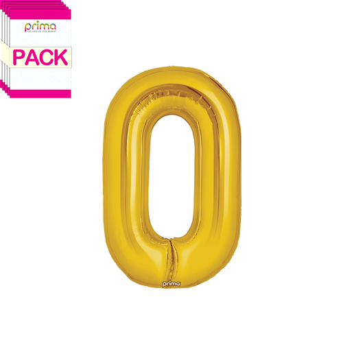 16" Gold Letter O (Pack of 5)