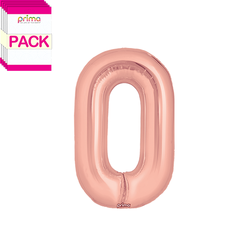 16" Rose Gold Letter O (Pack of 5)