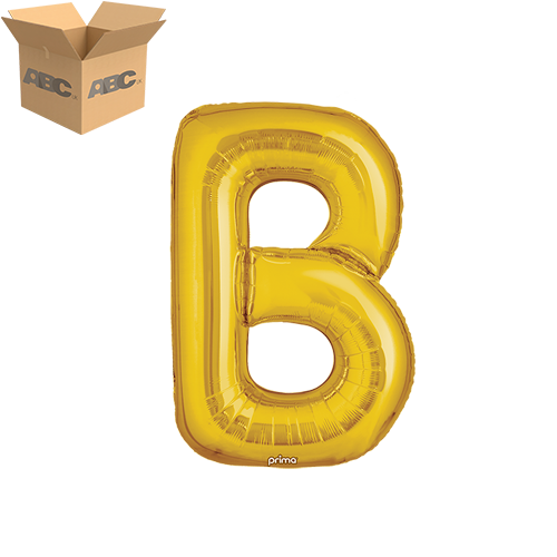 16" Gold Letter B (Case of 50)