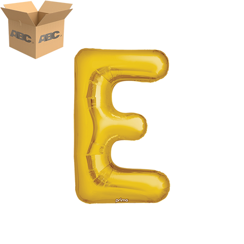 16" Gold Letter E (Case of 50)