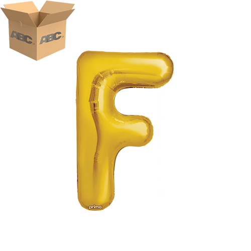 16" Gold Letter F (Case of 50)