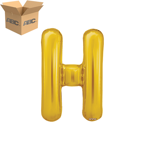 16" Gold Letter H (Case of 50)