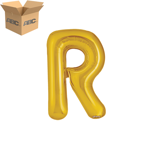 16" Gold Letter R (Case of 50)