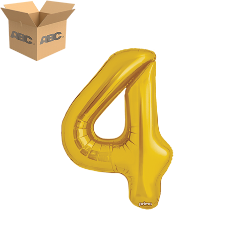 16" Gold Number 4 (Case of 50)