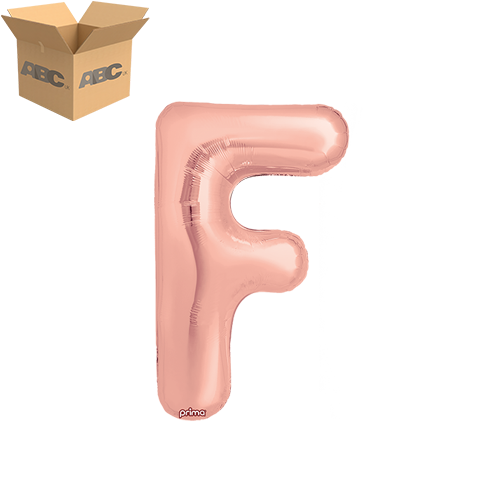 16" Rose Gold Letter F (Case of 50)