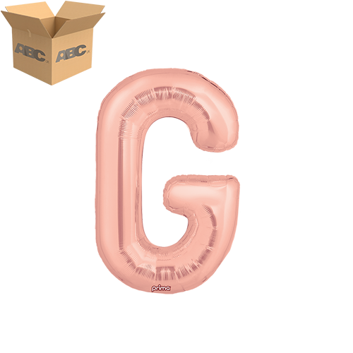 16" Rose Gold Letter G (Case of 50)