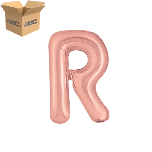 16" Rose Gold Letter R (Case of 50)