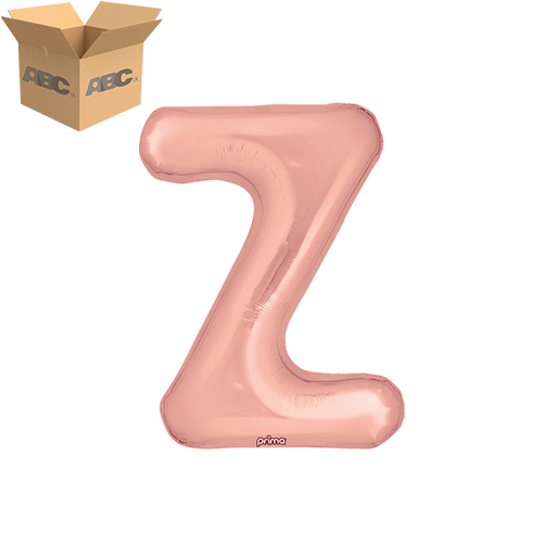 16" Rose Gold Letter Z (Case of 50)